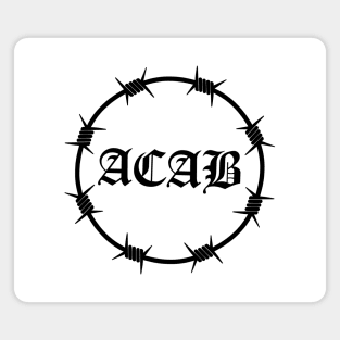 ACAB Barbed wire Magnet